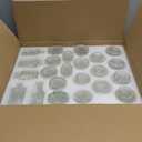 Glass Bud Vases in Bulk Set of 23, Transparent Clear Small Mini Glass Vases for Centerpieces, Vintage Vase for Flowers,Wedding, Table Decor, Baby Shower, Christmas, Home and Events