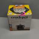 Crock-Pot 2-Quart Manual Slow Cooker, Feeds 2+ People, Great for Small Meals, Dips, & Sides; Removable Stoneware is Oven & Dishwasher Safe, Black