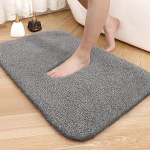Bathroom Mat, Color Gray, 20w L28