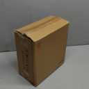 funest Bathroom Small Trash Can with Lid, 13 Liter/3.4 Gallon Slim Garbage Bin with Press Top Lid, White Wastebasket for Bedroom, Office, Kitchen, RV