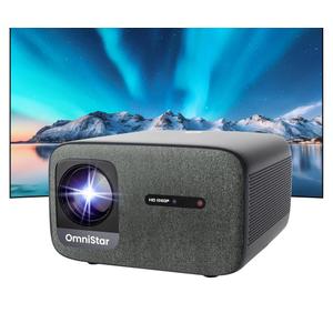 CASIRIS OmniStar L80 Used Projector, 4K Supported Native 1080P Projector with WiFi and Bluetooth, 1500 ANSI Lumens, Auto Focus & Auto Keystone, Dual 15W Speakers, HDMI/USB/TV Stick Compatible