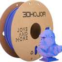 3DHoJor Dual Color Matte PLA 3D Printer Filament 1.75mm 2 in 1 Coextrusion 1KG Spool (2.2lbs) Multicolor PLA with Smooth Matte Finish for FDM 3D Printers - Purple Blue