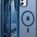 jaroco Magnetic for iPhone 11 Case, [Compatible with MagSafe][Military Grade Drop Protection][Heavy Duty Protection][Non-Slip][Shockproof] 2-Layer Durable Bumper Phone Case 6.1''-Deep Blue