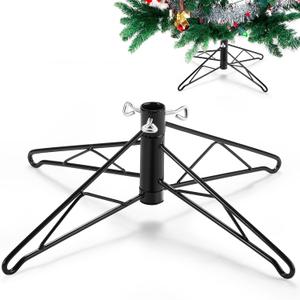Barydat Christmas Tree Stands Metal Folding Artificial Christmas Tree Legs Replacement Holder Base for Xmas Winter Holiday New Year Decorations (dark Green, 18 Inch)