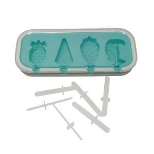 Popsicle Molds and Sticks Silicone Fruit Pop Mold 2 Pack