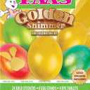 PAAS Golden Shimmer Easter Egg Decorating Kit Gold Egg Decorating Kit with Paint & Stickers
