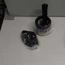 RICRIS Electric Makeup Brush Cleaner and Dryer Machine - Super Fast Clean and Dry Makeup Brushes - Automatic Cosmetic Brush Spinner Washer Tools (Black)