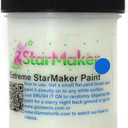 StarMaker Glow in the Dark Extreme FX neutral invisible Large Crystal UV Reactive Paint (Blue)