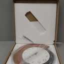 FLEBLE Modern Wall Clocks for Living Room Decor Large Decorative Wall Clock Battery Operated for Bedroom Office Kitchen Home Black Wood Silent Wall Clock Non Ticking 14x16 inches