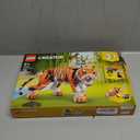 LEGO Creator 3 in 1 Majestic Tiger - Building Toy for Boys & Girls, Ages 9+ - Gift for Easter Baskets - Kids Bedroom and Desk Decor - Build Tiger, Panda, or Koi Fish - 31129