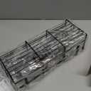 Shower Caddy Hanging Bathroom Organizer: Rustproof Shelf for Inside Shower - No Drilling Racks Over Showerhead - Bath Shelves for Shampoo Soap (Black)