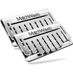 Grease Gate Blocker for Blackstone Griddle, Mesh Screen for Blocking Food from Falling into Rear Grease Catcher, Upgraded Movable Two-Sided Guard, Silver, 2 Pack