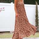 NOLLSOM Casual Women's Summer Dresses 2025 Sundress Sleeveless Floral Boho Long Dresses Beach Vacation Clothes (S)