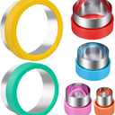 Round Cookie Biscuit Cutter Set, 6 Graduated Circle Pastry Cutters, Stainless Steel Cookie And Dough Cutters for Donut and Scone, Circle Cutter Cake Ring Molds
