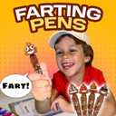 Farting Poop Pen Makes 7 Funny Fart Sounds - Perfect Stocking Stuffers for Kids, Teens & Boys - This Poop Pen Makes Funny Gifts for Christmas - Fart Pen Gag Gifts & White Elephant Gift (Original)