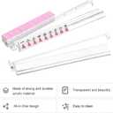 Mahjong Racks with Pushers 4PCS Set Majiang Tile Holder Acrylic Mahjong Racks Accessories and Gifts