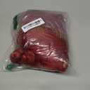 Kids Long Wavy Red Wig with Braided Hair Buns Wigs for Girls Cosplay Halloween Costume Party Including Necklace and Ear Clips (Kids)