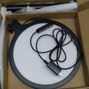 Weilisi 10.2" Desk Ring Light with Stand, 360° Rotate Desk Lamps for Home Office with C-Clamp, Flexible Height Desk Light, Adjust Arm Ring Light for Desk, Podcast, Gaming, Recording, Zoom Lighting