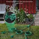 DEWENWILS 28FT Outdoor Extension Cord 1 to 3 Splitter for Lights, 3 Prong Outlets Plugs, 16/3C SJTW Weatherproof Wire for Outdoor String Lights, ETL Listed,1 Pack