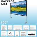 100 Inch Projector Screen and Stand