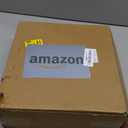 Wood Utensil Holder for Party, 6-Compartment Paper Plate Organizer with Handles, Wooden Silverware Caddy for Picnic, Camping, BBQ, Buffet, and Kitchen Countertop Organization, Gray