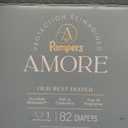 Pampers Amore, Size 1 (8-14 lbs), 198 Count, Our Best Diaper – Hypoallergenic & Fragrance Free, Up to 100% Leakproof, Soft as Cashmere