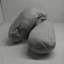 Momcozy U Shaped Pregnancy Pillows with Cotton Removable Cover, 57 Inch Full Body Pillow Maternity Support, Must Have for Pregnant Women, Hatha Grey
