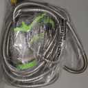 GOXAWEE Garden Hose 100FT, Stainless Steel Heavy Duty Water Hose With 10 Function Nozzle, No-Kink, Tough & Flexible, Sturdy and Lightweight, Rust Proof for Yard, Outdoor, RV