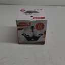 DASH Rapid Egg Cooker: 6 Egg Capacity Electric Egg Cooker for Hard Boiled Eggs, Poached Eggs, Scrambled Eggs, or Omelets with Auto Shut Off Feature - Black