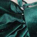 Canlierr Giant Wall Bow Decorations 90x18 Inch Oversized Large Velvet Bow Decorative for Room Wall Backdrop Party Birthday Baby Shower Decor Front Door Patio Outdoor Wedding Arch Supply(Green)