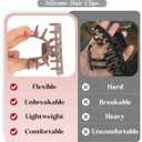 3Pcs Silicone Hair Clips Flexible Claw Clips for Women Cloud Clip Bendable Large Hair Claw Clip
