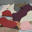 Leather Scraps, 1.5-2.0mm (3.6-5 oz) Thick Genuine Cowhide Scraps, Leather Scrap for Tools/Crafts/DIY, Mixed Colors,Leather for Crafting (Thick 500 Grams)