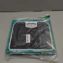 Adamson A21 Analog Scales for Body Weight - Up to 300 LB - New - Anti-Skid Rubber Surface + Large Numbers - Analog Bathroom Scale - Affordable - Durable with 20-Year Assurance - Black