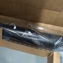 Ivilon Drapery Window Curtain Rod - End Cap Style Design 1 Inch Pole. 28 to 48 Inch Color Black