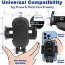 Car Phone Mount 2009-2017 Volkswagen VW Tiguan SUV [Thick Case Friendly] Mobile Phone Holder Cell Navigation Bracket Air Vent Auto Accessories Cradles, All Phones