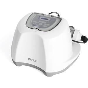 INTEX 26687EG QS700 Saltwater Chlorine System for Above Ground Pools: Keeps Water Clear – Reduces Chemical Use – Sleek Control Panel with Buttons – Up to 8500 Gallon Pools