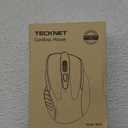 TECKNET Wireless Mouse, 2.4G Ergonomic Optical Mouse, Computer Mouse for Laptop, PC, Computer, Chromebook, Notebook, 6 Buttons, 24 Months Battery Life, 2600 DPI, 5 Adjustment Levels, for Small Hand (Black)