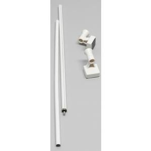 Curtain Rods for Metal Doors Magnetic Rod Extends for Iron and Steel Place, Magnetic Cafe Curtain Rod- W Magnets (Black-1)