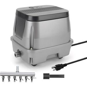AquaMiracle Linear Air Pump, 635/950/1600/4000GPH Pond Bubbler Septic Air Pump, Energy-Efficient Pond Aerator for Outdoor Ponds, Aquariums, Hydroponics, Waste Treatment