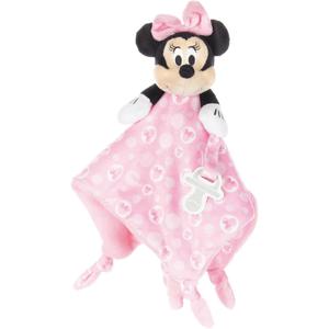 KIDS PREFERRED Disney Baby Minnie Mouse Plush Stuffed Animal Snuggler Lovey Security Blanket - Pink,13.18" x 13.18" x 3.62"