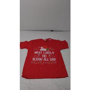 Most Likely To Sleigh All Day Christmas Family Matching TShirt Large