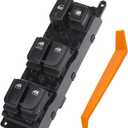 Front Left Driver Side Master Power Window Control Switch Button with Door Lock Switch Compatible with Hyundai Sonata 2006-2008 L4 V6 2.4L 3.3L Replaces# 935703K010 935703K010QS 1S9314