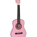 Music Alley 6 String Size 30inch Junior Classical Guitar (Pink) (MA-51