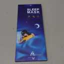 Mavogel Cotton Sleep Eye Mask - Updated Design Light Blocking with Adjustable Nose Bridge, Soft and Comfortable Night Eye Mask for Men Women, Eye Blinder for Shift Work, Includes Travel Pouch, Black