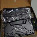 USX MOUNT UL Listed Full Motion TV Mount, Swivel Articulating Tilt TV Wall Mount for 26-65 Inch LED, 4K, Wall Mount Bracket with VESA 400x400mm Up to 77lbs, Perfect Center Design -XMM006-1