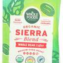 Whole Foods Market, Organic Sierra Blend Whole Bean Coffee, Medium-Dark Roast, Dark Chocolate & Caramel, 12 Ounce (EXP 07/21/26)