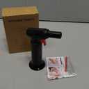 Sondiko Butane Torch Lighter with Visible Fuel Window, Refillable Soldering Torch with Adjustable Flame for Welding, Resin Art, Industrial(Butane Gas Not Included)