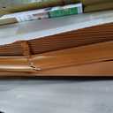 2" Slats Wood Blinds for Indoor Windows: Solid Wooden Blackout Blinds & Shades, Black Out Privacy Horizontal Blinds for Home Bedroom Bathroom Living Room Windows and Doors 22.5" WX48 H Warm Brown