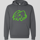 Independent Trading Company Sweatshirt For Men's L, Gray