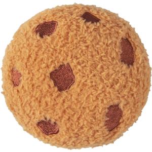 Dog Cookies Toys, Plush Chew Squeaky Toy for Small & Medium Dogs, Funny Dogs Gifts Dog Party Toys (Tan)